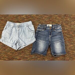 2 pair girls old navy shorts